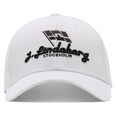 J.Lindeberg Golf Cap - Travers Stretch - White AW26