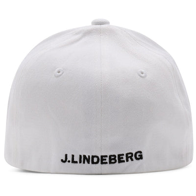 J.Lindeberg Golf Cap - Travers Stretch - White AW26
