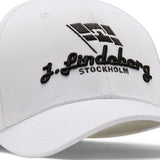 J.Lindeberg Golf Cap - Travers Stretch - White AW26