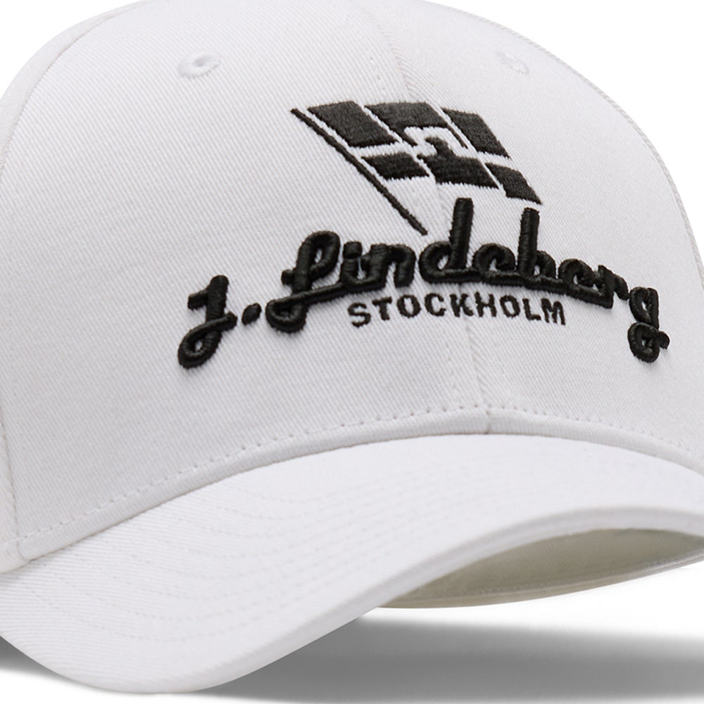 J.Lindeberg Golf Cap - Travers Stretch - White AW26