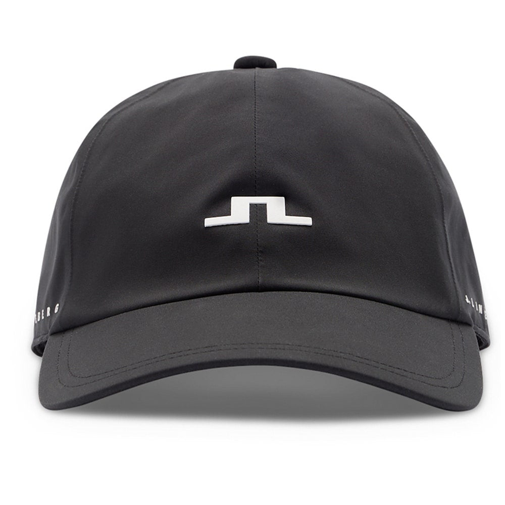 J.Lindeberg Golf Cap - Vinny Waterproof - Black AW26