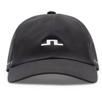 J.Lindeberg Golf Cap - Vinny Waterproof - Black AW26
