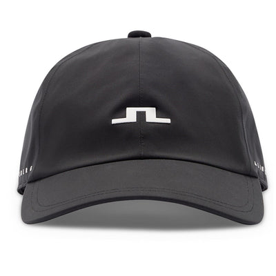 J.Lindeberg Golf Cap - Vinny Waterproof - Black AW26