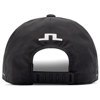 J.Lindeberg Golf Cap - Vinny Waterproof - Black AW26