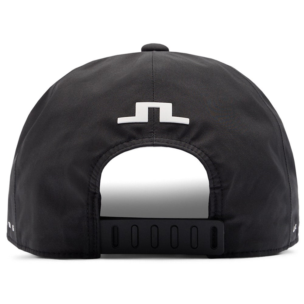 J.Lindeberg Golf Cap - Vinny Waterproof - Black AW26