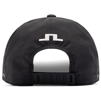 J.Lindeberg Golf Cap - Vinny Waterproof - Black AW26