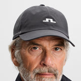 J.Lindeberg Golf Cap - Vinny Waterproof - Black AW26