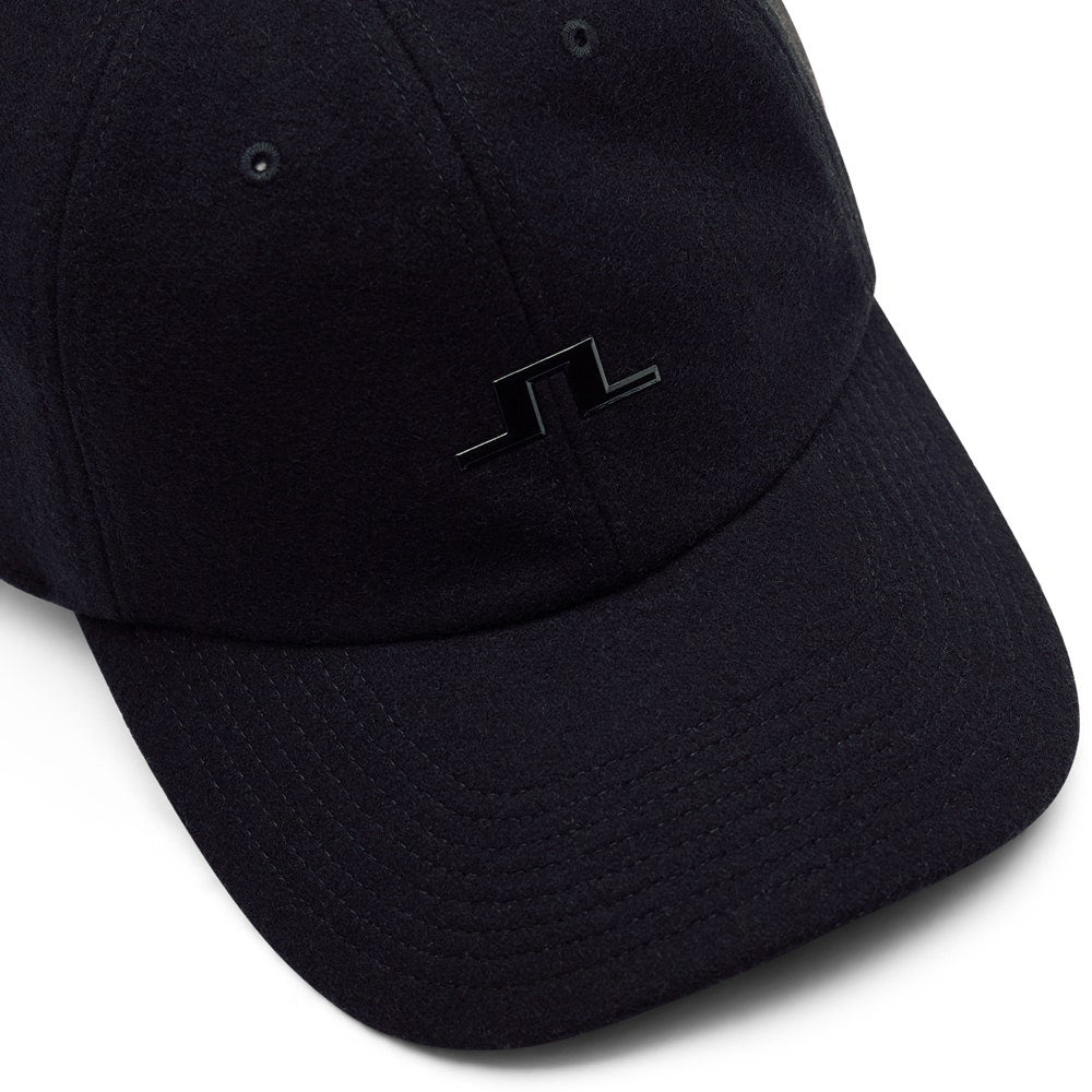 J.Lindeberg Golf Cap - Winter Cap - Black AW26