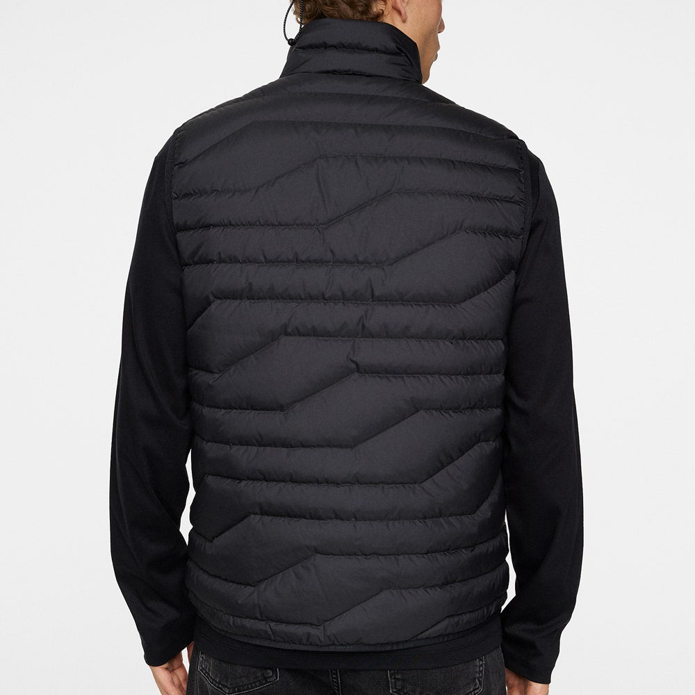 J.Lindeberg Golf Gilet - Cliff Light Down Vest - Black AW24