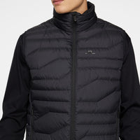 J.Lindeberg Golf Gilet - Cliff Light Down Vest - Black AW24