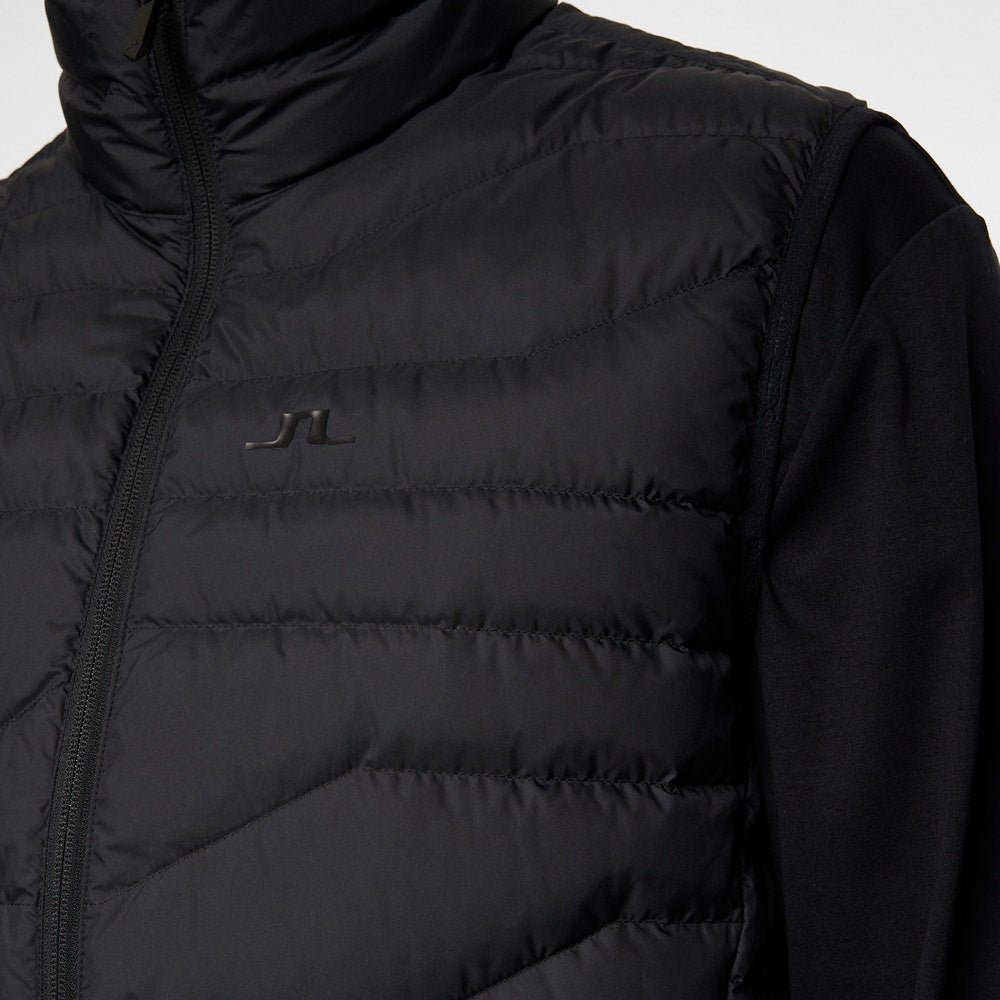 J.Lindeberg Golf Gilet - Cliff Light Down Vest - Black AW24