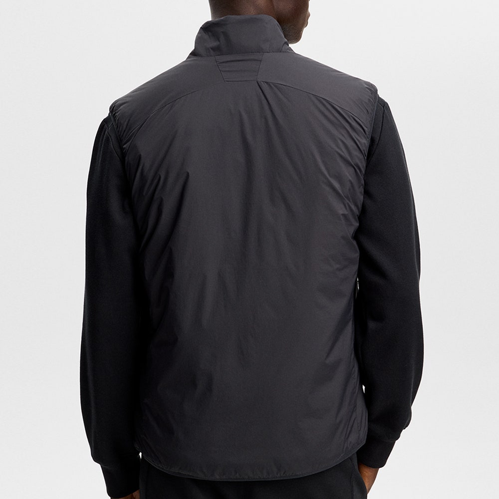 J.Lindeberg Golf Gilet - Clinton Padded Vest - Black AW26