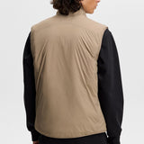 J.Lindeberg Golf Gilet - Clinton Padded Vest - Brindle AW26
