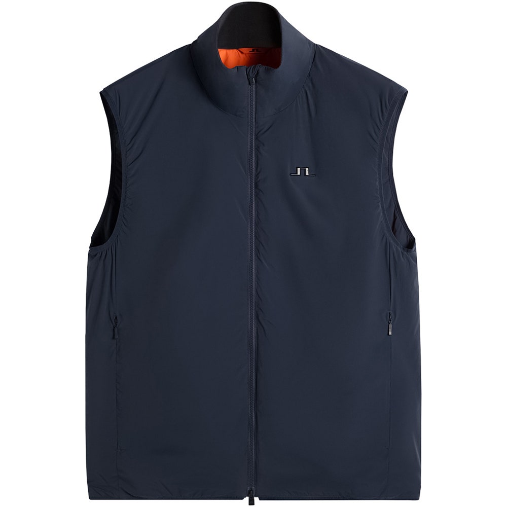 J.Lindeberg Golf Gilet - Clinton Padded Vest - JL Navy AW26