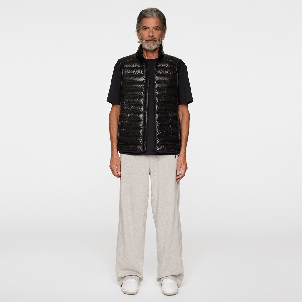 J.Lindeberg Golf Gilet - Oden Light Down Vest - Black AW25
