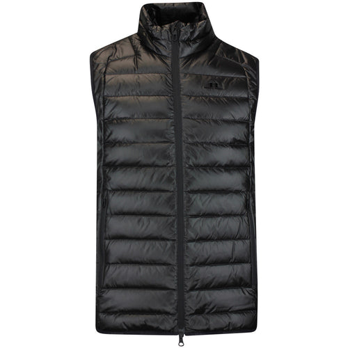 J.Lindeberg Golf Gilet - Oden Light Down Vest - Black AW25
