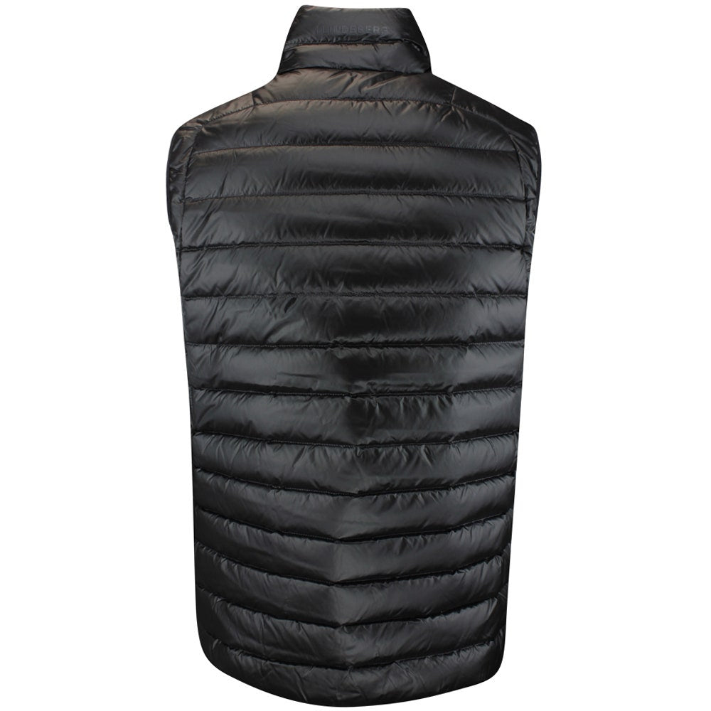 J.Lindeberg Golf Gilet - Oden Light Down Vest - Black AW25