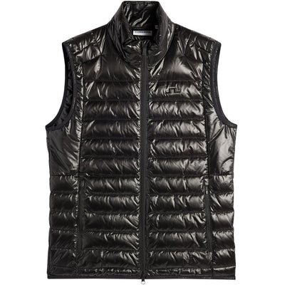 J.Lindeberg Golf Gilet - Oden Light Down Vest - Black AW26