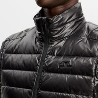 J.Lindeberg Golf Gilet - Oden Light Down Vest - Black AW26