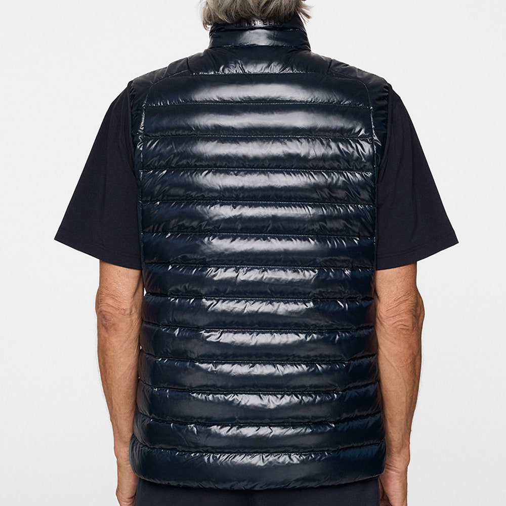 J.Lindeberg Golf Gilet - Oden Light Down Vest - JL Navy AW25