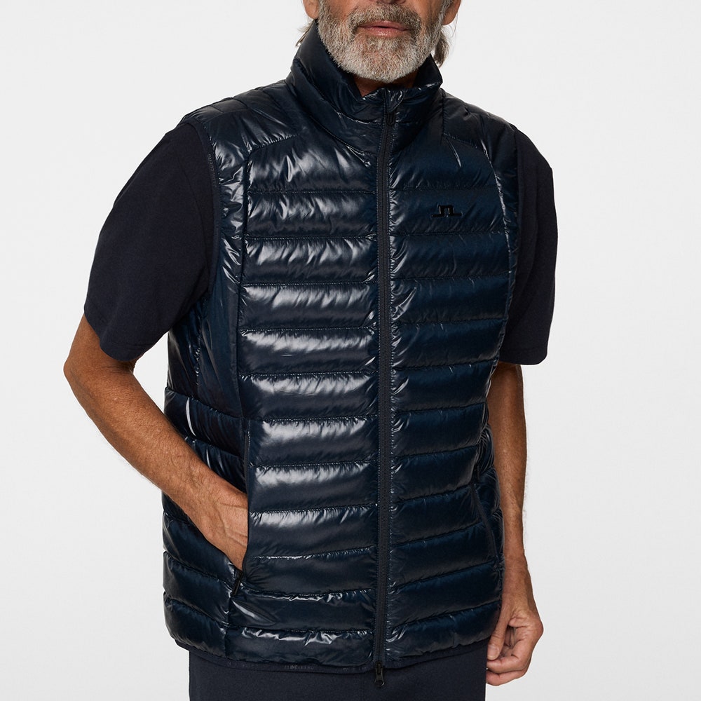 J.Lindeberg Golf Gilet - Oden Light Down Vest - JL Navy AW25