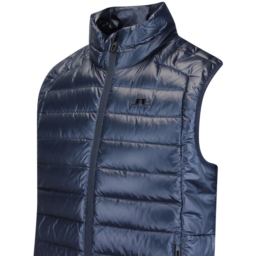 J.Lindeberg Golf Gilet - Oden Light Down Vest - JL Navy AW25
