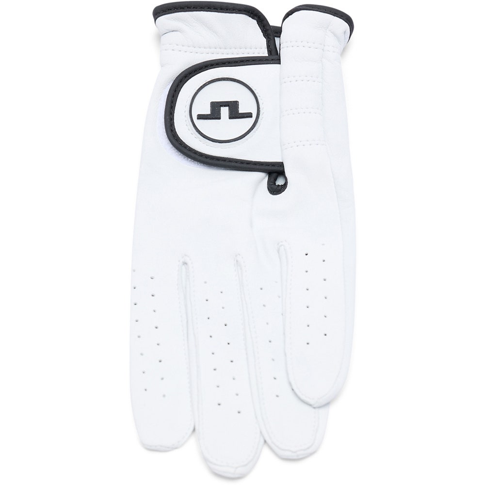 J.Lindeberg Golf Glove - Rudd Leather LH - White SS26