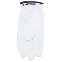 J.Lindeberg Golf Glove - Rudd Leather LH - White SS26
