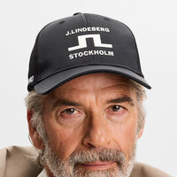 J.Lindeberg Golf Hat - JL Pro Cap - Black AW26