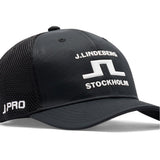 J.Lindeberg Golf Hat - JL Pro Cap - Black AW26