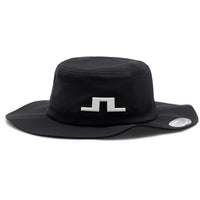 J.Lindeberg Golf Hat - Tour Flexfit Bucket - Black AW26