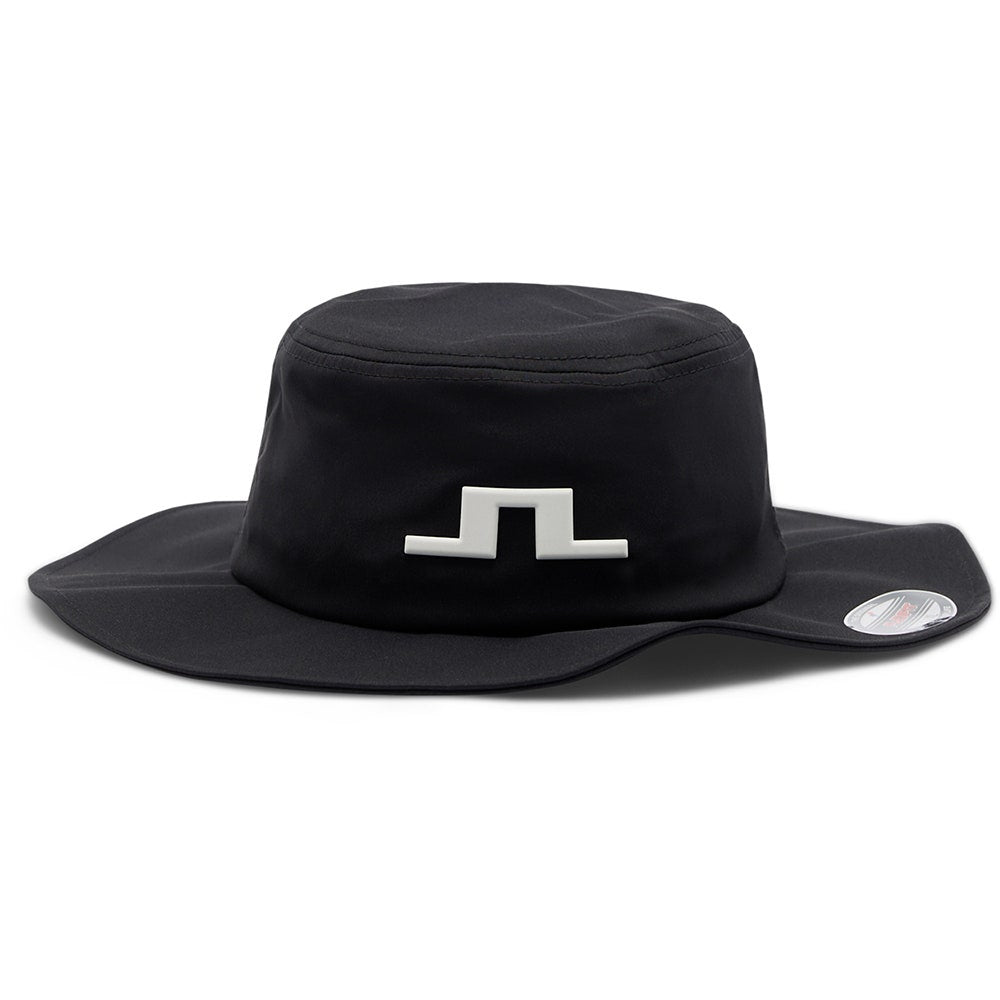 J.Lindeberg Golf Hat - Tour Flexfit Bucket - Black AW26