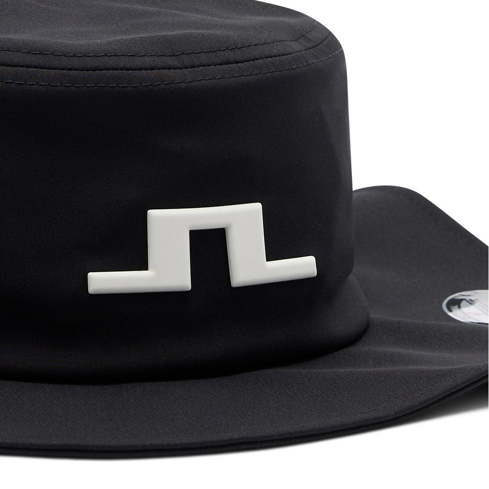 J.Lindeberg Golf Hat - Tour Flexfit Bucket - Black AW26
