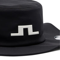 J.Lindeberg Golf Hat - Tour Flexfit Bucket - Black AW26