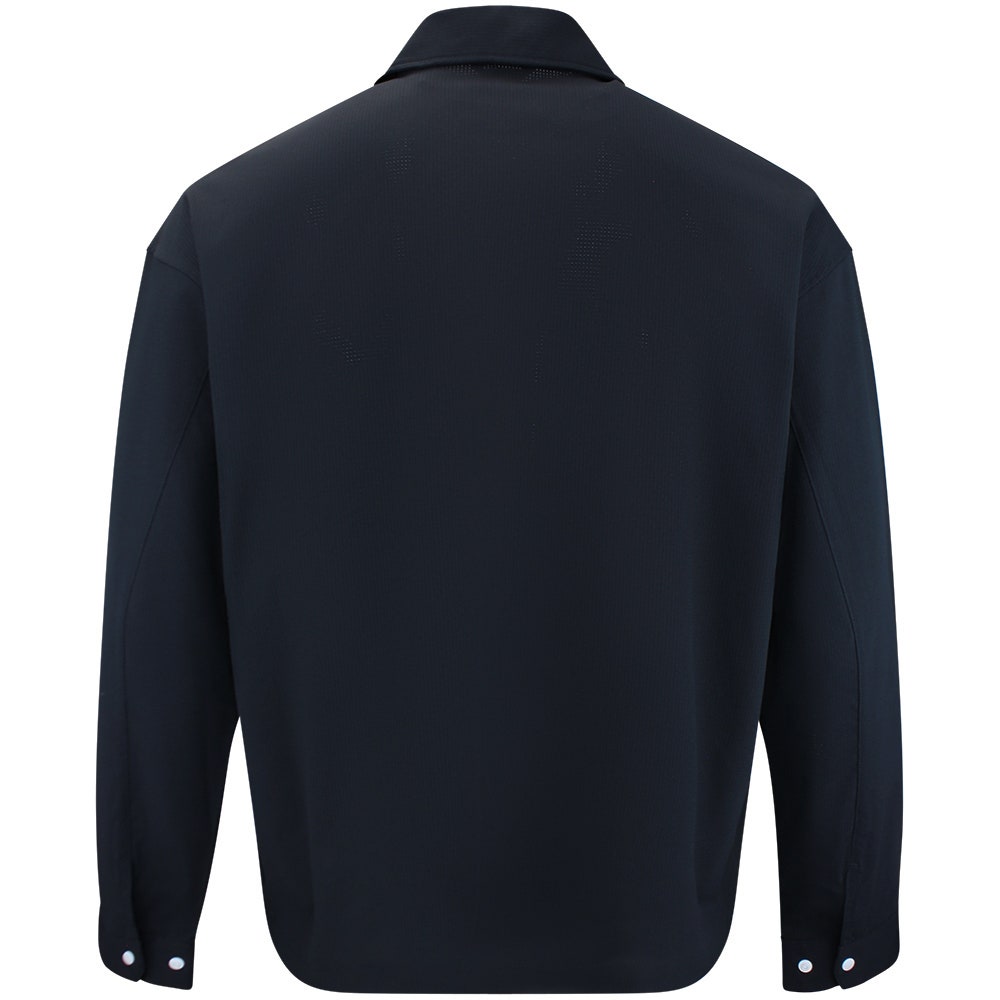 J.Lindeberg Golf Jacket - 30Y Cam Coach Overshirt - Black SH26