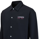 J.Lindeberg Golf Jacket - 30Y Cam Coach Overshirt - Black SH26