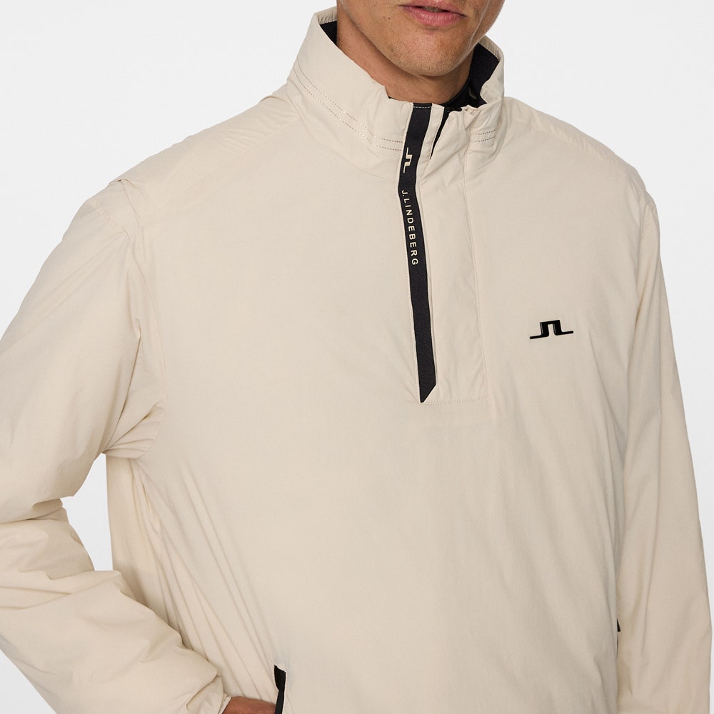 J.Lindeberg Golf Jacket - Aksel Padded SW Pro QZ - Moonbeam AW25