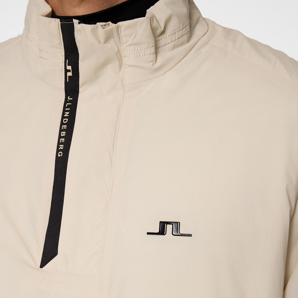 J.Lindeberg Golf Jacket - Aksel Padded SW Pro QZ - Moonbeam AW25