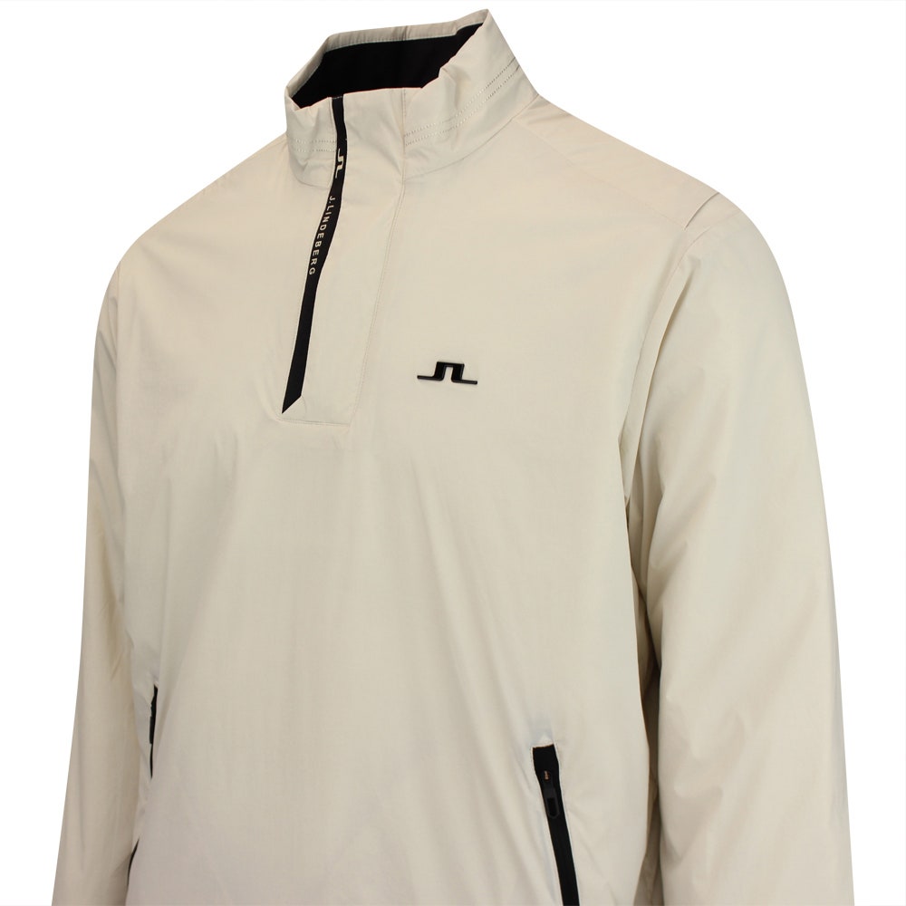J.Lindeberg Golf Jacket - Aksel Padded SW Pro QZ - Moonbeam AW25