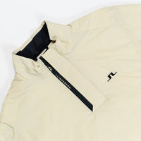 J.Lindeberg Golf Jacket - Aksel Padded SW Pro QZ - Moonbeam AW25