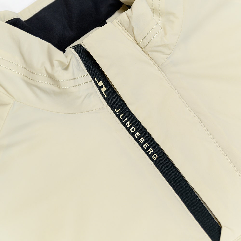 J.Lindeberg Golf Jacket - Aksel Padded SW Pro QZ - Moonbeam AW25