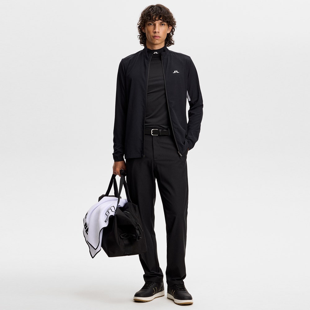J.Lindeberg Golf Jacket - Bridge FZ Hybrid - Black AW26