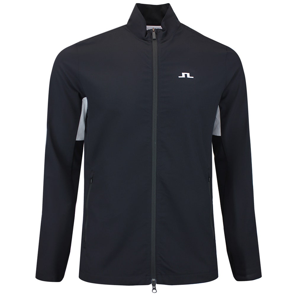 J.Lindeberg Golf Jacket - Bridge FZ Hybrid - Black AW26