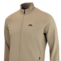 J.Lindeberg Golf Jacket - Bridge FZ Hybrid - Brindle AW26