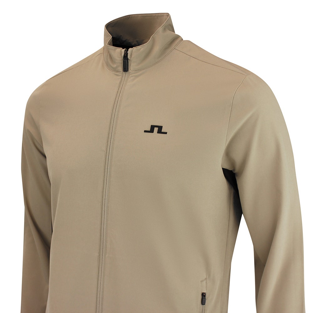 J.Lindeberg Golf Jacket - Bridge FZ Hybrid - Brindle AW26
