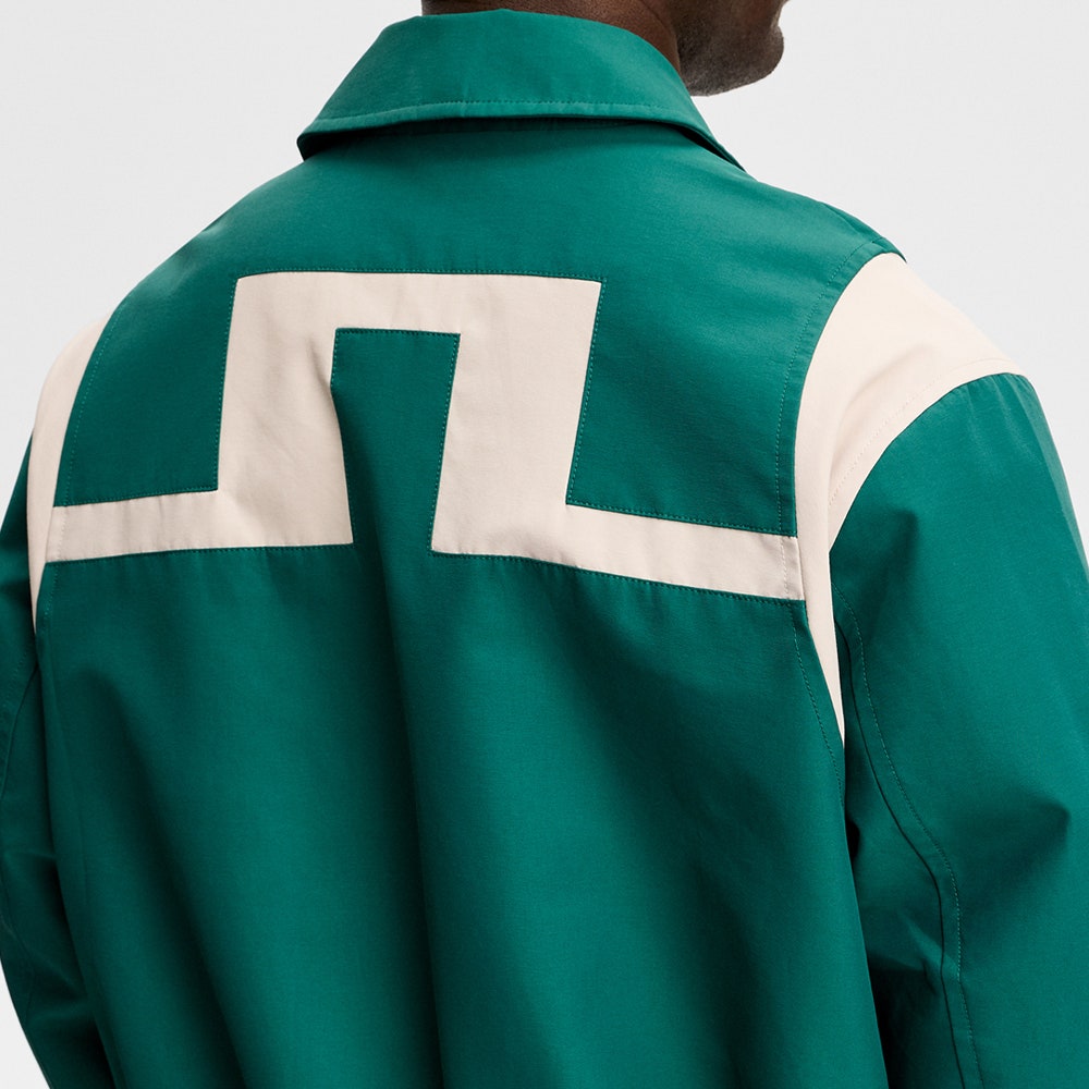 J.Lindeberg Golf Jacket - Bridger Tour Jacket - Forest Biome SS26