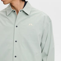 J.Lindeberg Golf Jacket - Dex Coach Overshirt - Jadeite SS26