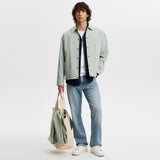 J.Lindeberg Golf Jacket - Dex Coach Overshirt - Jadeite SS26