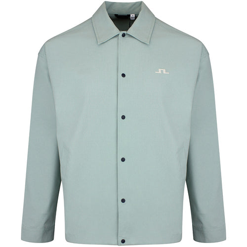 J.Lindeberg Golf Jacket - Dex Coach Overshirt - Jadeite SS26