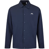 J.Lindeberg Golf Jacket - Dex Coach Overshirt - JL Navy SS26